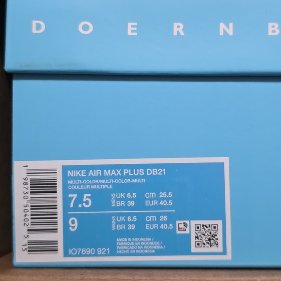 Size Men's 7.5 - Women's 9 Nike Air Max Plus 2026 DB21 Doernbecher NIB - Picture 3 of 8